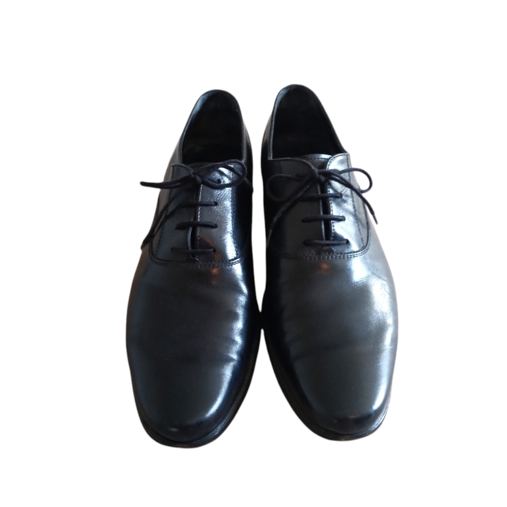 Tod's Black Leather Lace Up Oxford Shoes